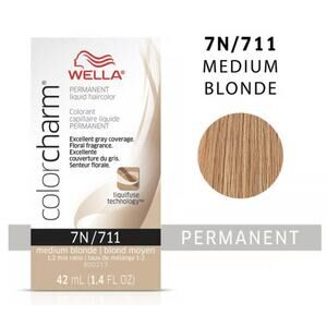 NEW WELLA Color Charm HairColor Medium Blond Bundle of 5 (7N/711)